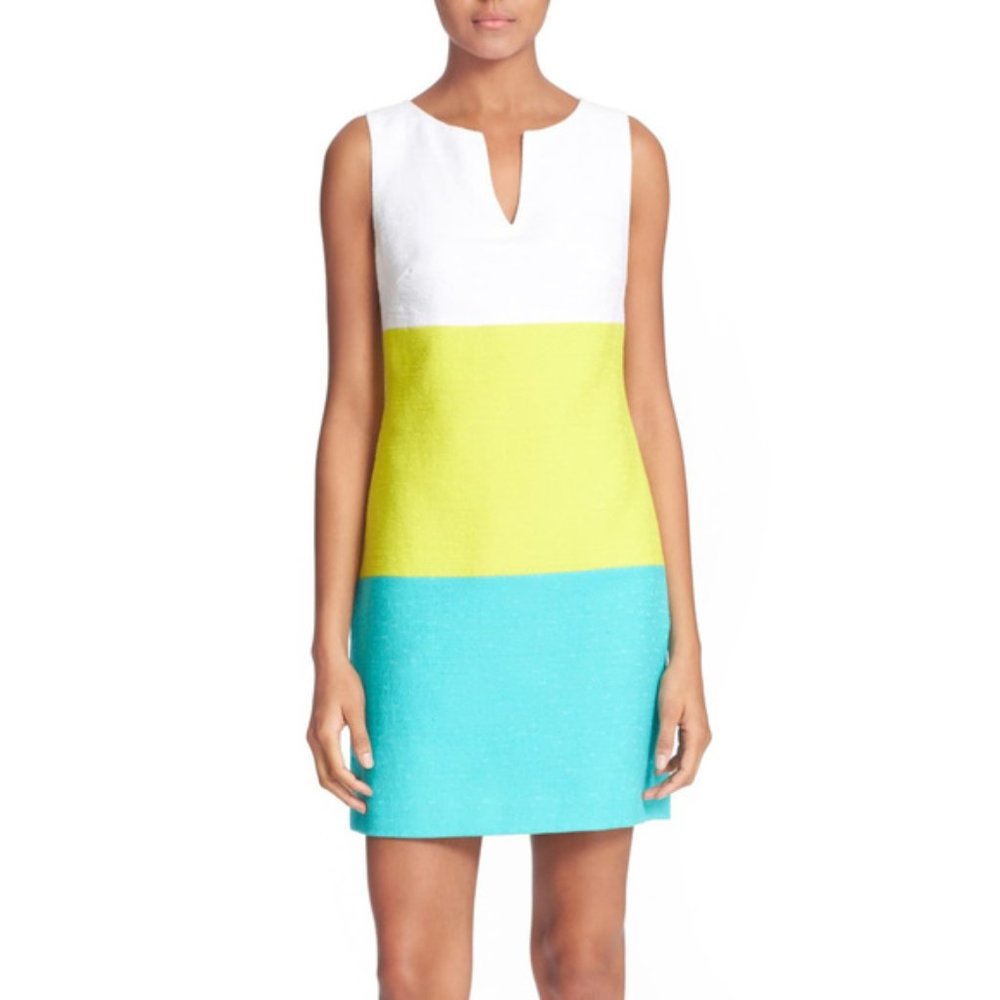 Trina Turk Miss Brady Color Block Sheath Dress